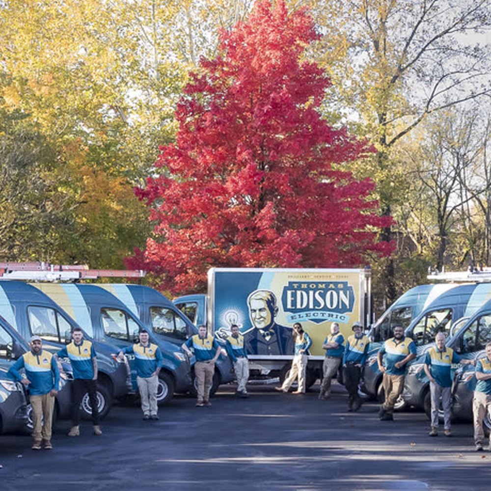 Thomas Edison Electric vans and electricians serving New Jersey